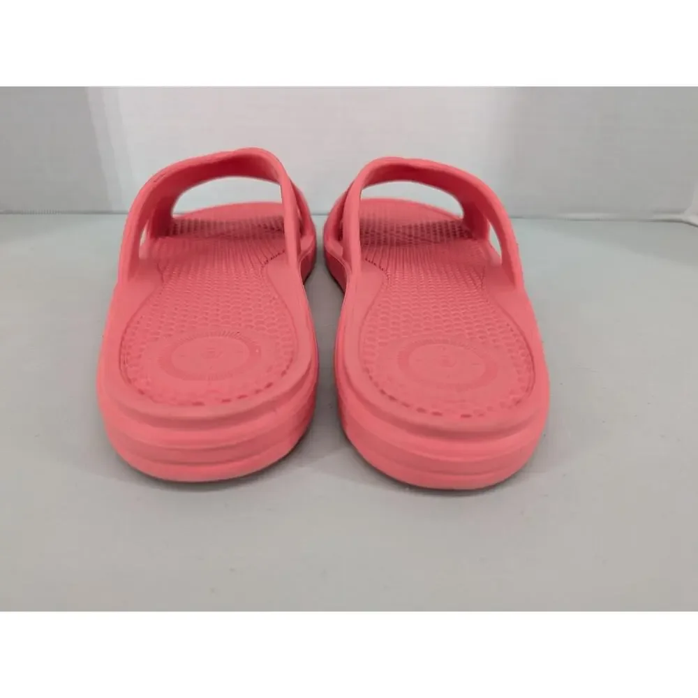 Totes Everywear Cushioning Comfort Slip On Beach Sandals US 9 Salmon Color